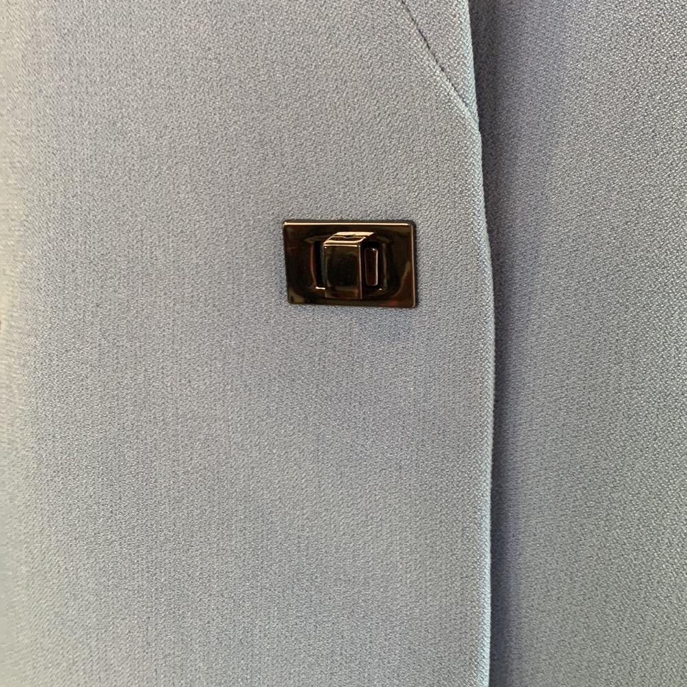 Kasper sz 8 robins egg blue blazer - Picture 3 of 8